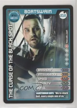 2010 Doctor Who - Monster Invasion Trading Card Game Boatswain #210 - Image 1
