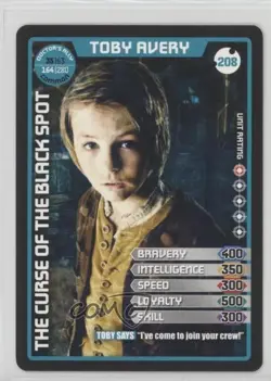2010 Doctor Who - Monster Invasion Trading Card Game Toby Avery #208 - Image 1