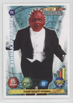 2009 Doctor Who - Alien Armies Trading Card Game Bannakaffalatta #114 - Image 1