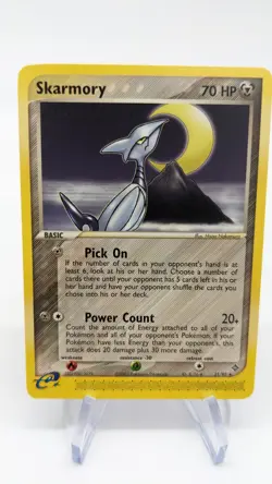 Pokemon Card Skarmory (EX Dragon) 21/97 NM Non-Holo Rare - Image 1