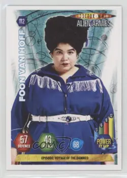 2009 Doctor Who - Alien Armies Trading Card Game Foon Van Hoff #112 - Image 1
