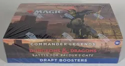 MTG - Baldur’s Gate Draft Box | Sealed | Magic the Gathering | Commander Legends - Image 1