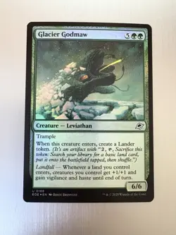 Glacier Godmaw - 188 - MTG: Edge of Eternities - Uncommon - FOIL - Image 1