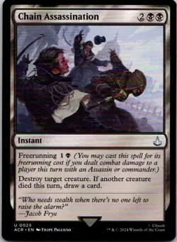Magic the Gathering HP Chain Assassination Assassin's Creed MTG Free Shipping - Image 1