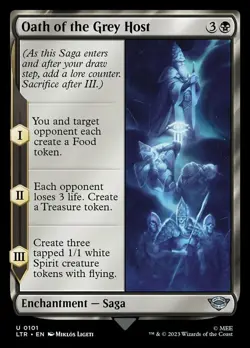 4x Oath of the Grey Host MTG The Lord of the Rings: Tales of Middle-Earth NM Mag - Image 1