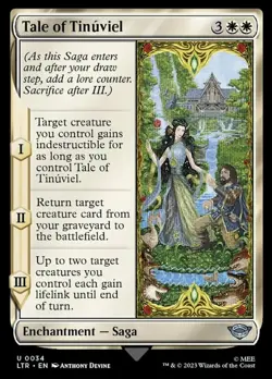 4x Tale of Tinuviel MTG The Lord of the Rings: Tales of Middle-Earth NM Magic Re - Image 1