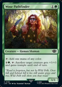 4x Wose Pathfinder MTG The Lord of the Rings: Tales of Middle-Earth NM Magic Reg - Image 1