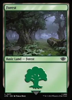 4x Forest (271) - Basic Land MTG The Lord of the Rings: Tales of Middle-Earth NM - Image 1
