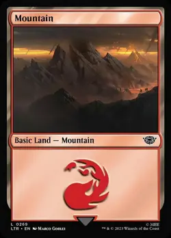 4x Mountain (269) - Basic Land MTG The Lord of the Rings: Tales of Middle-Earth - Image 1