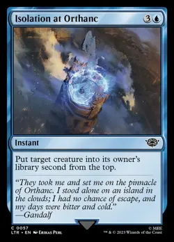 4x Isolation at Orthanc MTG The Lord of the Rings: Tales of Middle-Earth NM Magi - Image 1