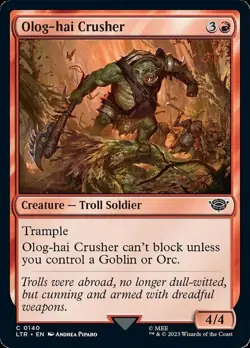 4x Olog-hai Crusher MTG The Lord of the Rings: Tales of Middle-Earth NM Magic Re - Image 1