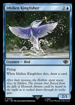 4x Ithilien Kingfisher MTG The Lord of the Rings: Tales of Middle-Earth NM Magic - Image 1