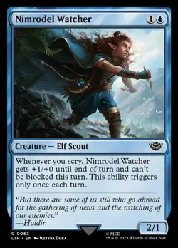 4x Nimrodel Watcher MTG The Lord of the Rings: Tales of Middle-Earth NM Magic Re - Image 1