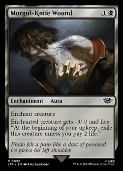 4x Morgul-Knife Wound MTG The Lord of the Rings: Tales of Middle-Earth NM Magic - Image 1