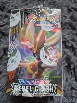 Pokemon TCG Rebel Clash Half Booster Box, 18 Packs, Sealed New - Image 2