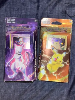 Set of 2 Pokemon XY Evolutions Theme Deck MEWTWO/ PIKACHU -Factory Sealed- - Image 1