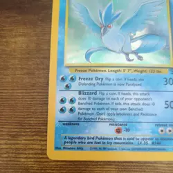 Articuno 2/62 Fossil Holo Pokemon TCG NM - Image 4
