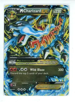 2014 Pokemon M Charizard EX XY FLASHFIRE Holo Ultra Rare #69/106 - Image 1
