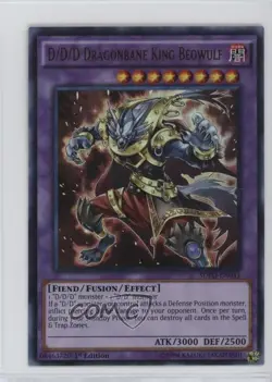 D/D/D Dragonbane King Beowulf 1st Ed. YuGiOh Pendulum Domination Structure Deck - Image 1