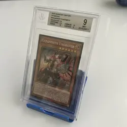 Yugioh! Graded Card Fiendsmith Engraver Collectors Rare RA04-EN049 BGS 9 Mint - Image 5