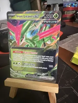 Iron Leaves ex 128 Sv: Scarlet & Violet Promo Card Holo - Image 3
