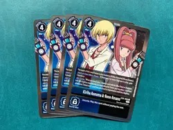 Kiriha Aonuma & Nene Amano EX4-062 Playset Alternative Being Digimon Card x4 - Image 1