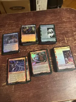 Lot Of 300+ MTG Final Fantasy Foil Common Uncommon Land Magic The Gathering - Image 1