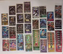 Digimon Card Lot Over 300 Holo Cards - Image 1
