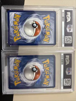 Pokemon TCG Eevee Full Art Trainer Card Promo Holo Lot PSA 9,8 + 3 Ungraded - Image 3
