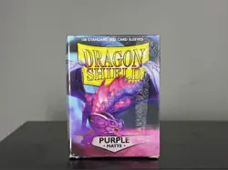 Dragon Shield Card Sleeves - Purple, Pack of 100 5706569110093 - Image 1