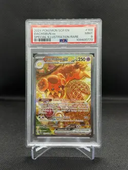 2024 Pokemon Dachsbun ex Special Illustration Rare Card PSA 9 Mint - Image 1