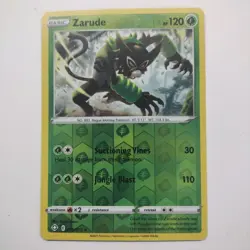 Zarude 016/072 Shining Fates 2021 REVERSE HOLO Pokemon TCG Card - NM - Image 1