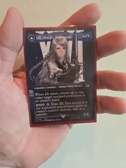 Jill Shiva's Dominant #378 BORDERLESS NM/M Final Fantasy MTG Magic Rare Card - Image 1