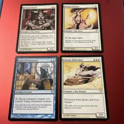 MTG Champions of Kamigawa Lot Of 50 Cards Aura Of Dominion More - Image 2