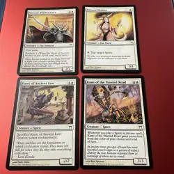 MTG Champions of Kamigawa Lot Of 50 Cards Aura Of Dominion More - Image 4
