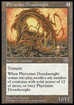 MTG English Phyrexian Dreadnought Heavy Play Normal Mirage - Image 1