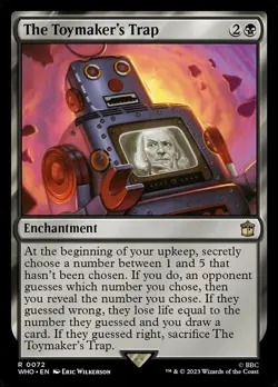 1x The Toymaker's Trap - Foil MTG Doctor Who NM Magic Foil - Image 1