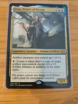 MTG Urza, Prince of Kroog 226 The Brothers' War M/NM Free UK P&P - Image 1
