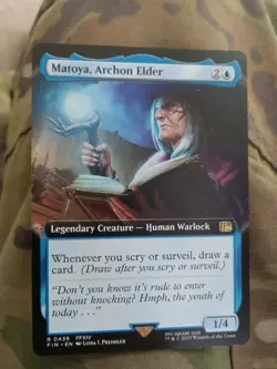 1x Matoya, Archon Elder, Extended Art, Final Fantasy, Magic MTG NM - Image 1