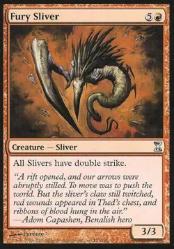 Fury Sliver - Light Play MTG Time Spiral - Image 1