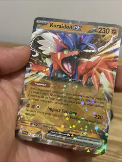 Carte Pokemon EV1 Ecarlate Et Violet Koraidon EX Numero 125/198 FR - Image 4