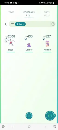 Pokemon Go (Stage 31) Shiny Legendary Lugia ( 3 Shinys ) - Image 3