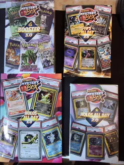 4 PACK POKEMON MYSTERY SET-ALL VINTAGE-2 HOLO/1 PSA HOLO/1 GRADE 10/4 Boosters - Image 1