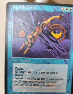 Serra Angel Spanish Mtg MISPRINT. Printed with Time Elemental picture (GD) - Image 4