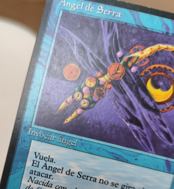 Serra Angel Spanish Mtg MISPRINT. Printed with Time Elemental picture (GD) - Image 5