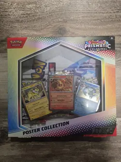 Pokemon TCG Scarlet & Violet Prismatic Evolutions Poster Collection New Sealed - Image 1