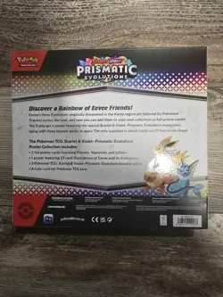 Pokemon TCG Scarlet & Violet Prismatic Evolutions Poster Collection New Sealed - Image 2