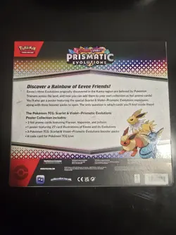 Pokemon TCG Scarlet & Violet Prismatic Evolutions Poster Collection New Sealed - Image 4