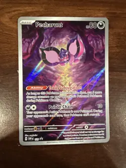 NEAR MINT | Pecharunt 129 - Black Star Shrouded Fable ETB Promo | Pokemon TCG - Image 1