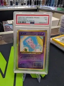 Pokemon Japanese Promo #151 Mew-Holo Southern Island-R.I. PSA 7 NM - Image 1